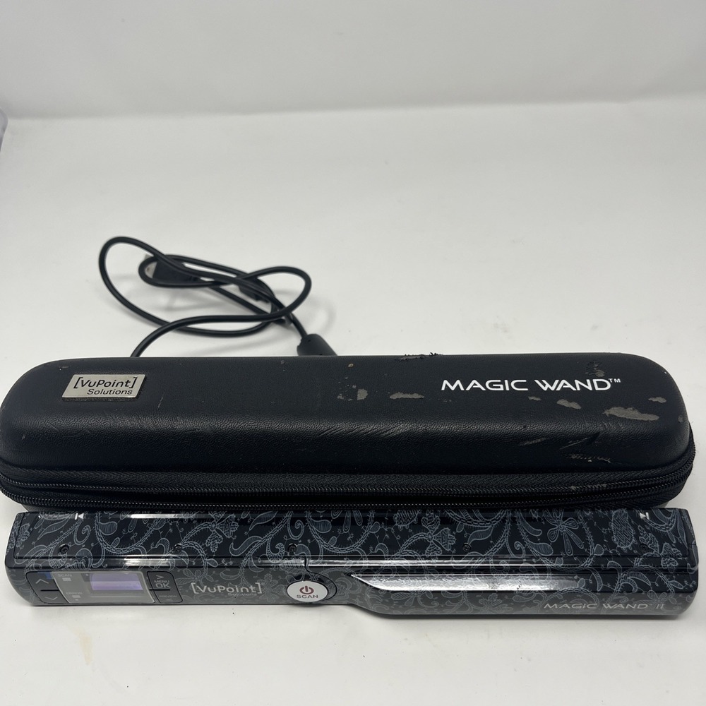 VuPoint Solutions Magic Wand II Portable Scanner With Case